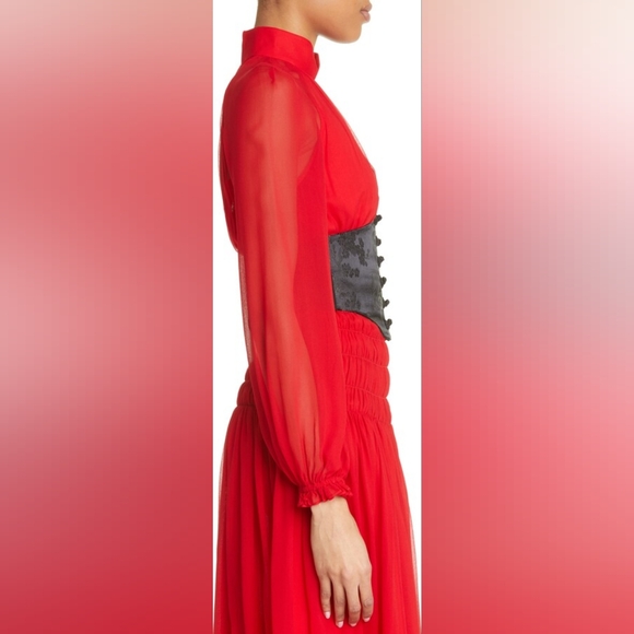 17. NWT SAU LEE JORDYN SATIN UNDERBUST CORSET - Picture 4 of 11